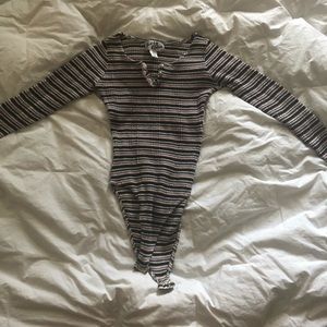 Striped Bodysuit